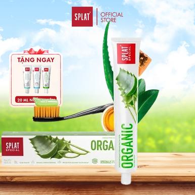 Kem Đánh Răng Bảo Vệ Men Răng SPLAT Organic Special Dạng Gel Thành Phần Tự Nhiên An Toàn Cho Cả Phụ Nữ Mang Thai 75ml date T2.2024