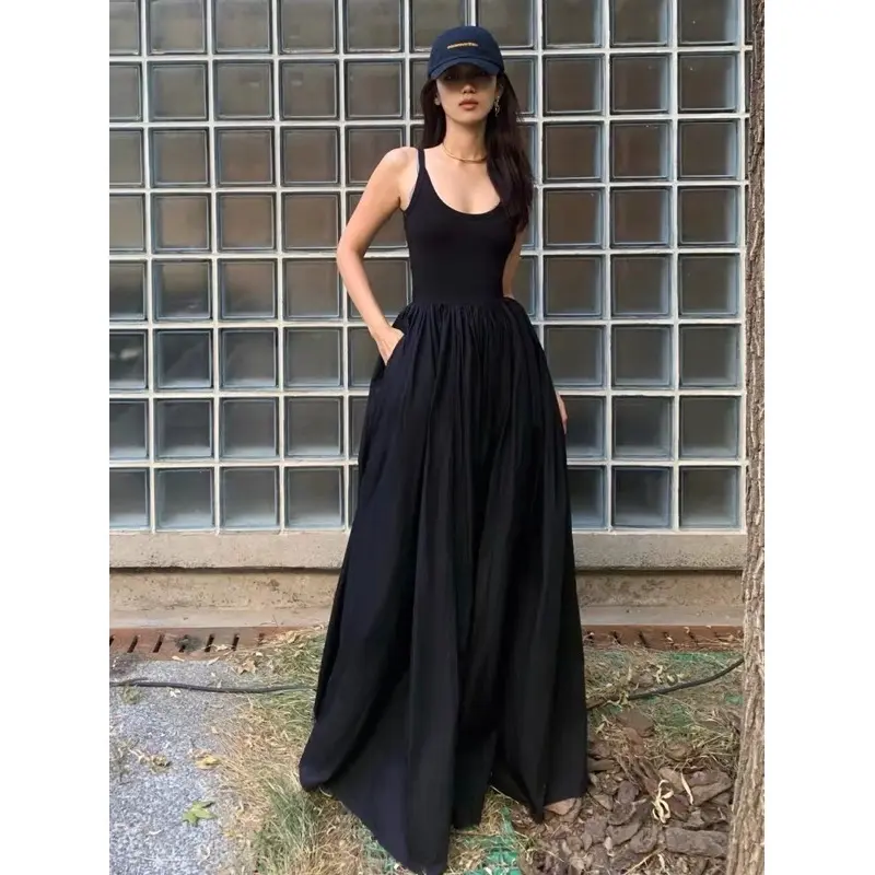 Váy Hai Dây.............. Nữ Dress Hồng 6