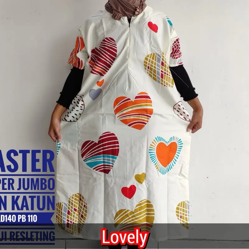 4pcs daster super jumbo katun paket usaha daster extra jumbo Busui 5