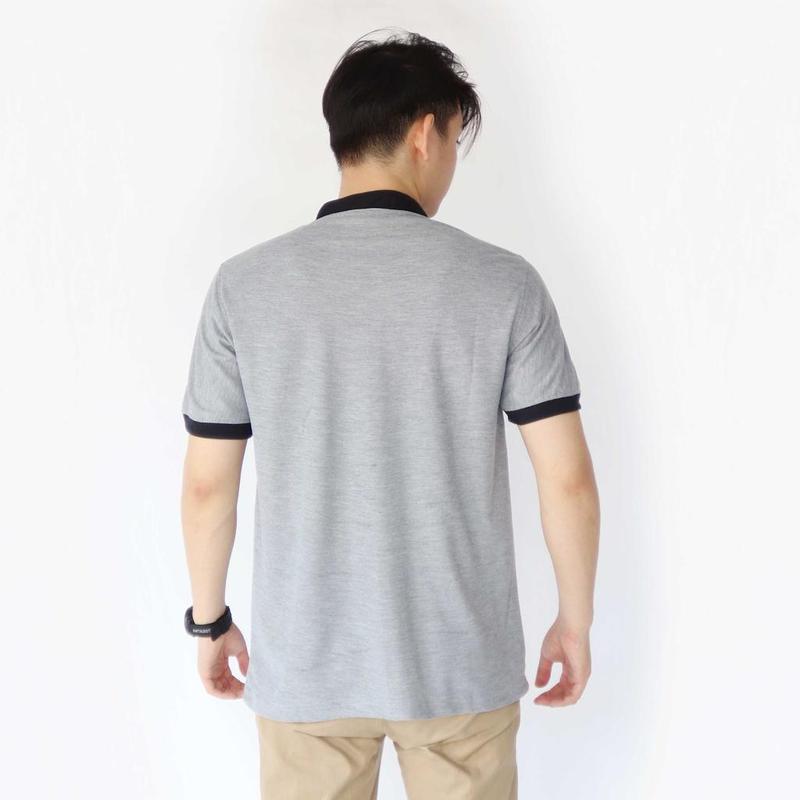 Product Introduction of Kaos kerah shanghai polo shirt pria dewasa | kaos polos kerah sanghai lengan pendek Custom Panjang Abu Muda Basic 36