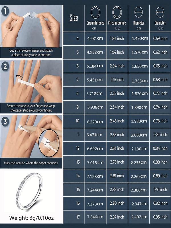 Women's Elegant Rhinestone Decorated Ring, Exquisite Trendy Ring for Wedding Engagement Party, Fashionable Jewelry for Women As Gift 1