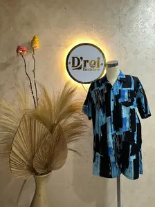 D'rei Fashion Baju One Set Pria Kemeja Abstrak | Setelan Piyama | Baju Pantai D'rei Fashion Baju One Set Pria Kemeja Abstrak | Setelan Piyama | Baju Pantai