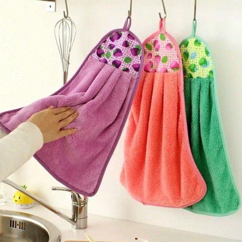 Khăn Lau Tay Mềm Mại Siêu Thấm Nhà bếp Siêu Tiện Lợi. Khăn Tắm Nhà Tắm 5
