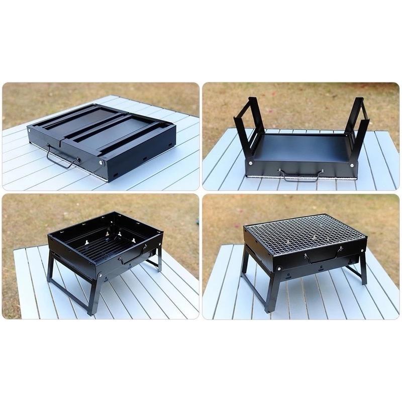 Bếp Nướng Than Hoa BBQ , Bếp Nướng Ngoài Trời Bằng Thép Siêu Dày ,  Bếp Nhập Khẩu 6