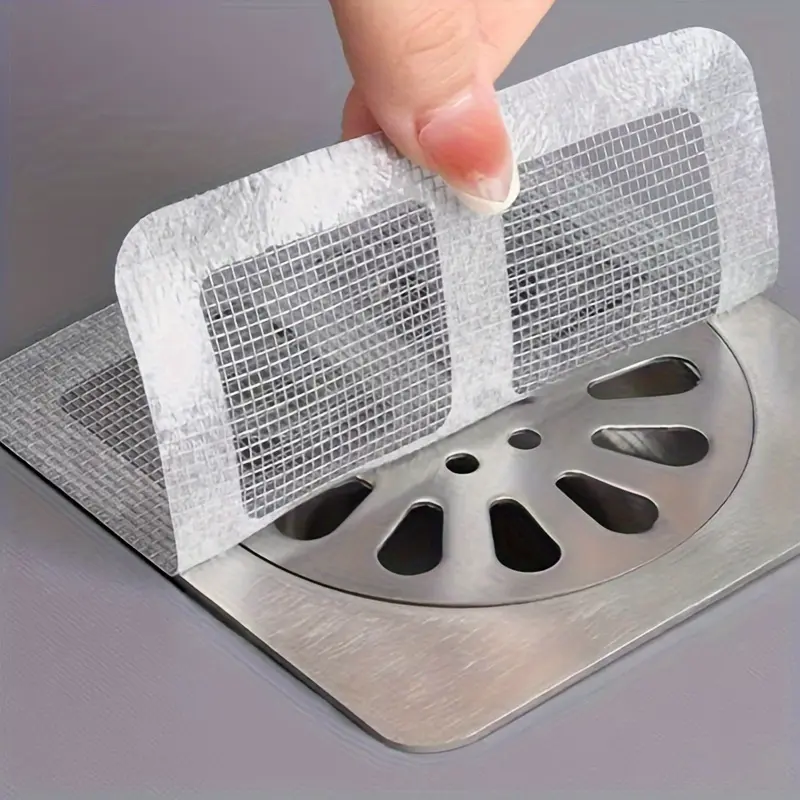 1/3/6/12/50/100 Pieces Premium Disposable Drain Filters, Effective Hair Blocker and Insect Prevention Patch, Suitable for Toilets, Bathroom Sinks, and Floor Drains, Long-lasting, Easy to Install, Quick Drainage Maintenance