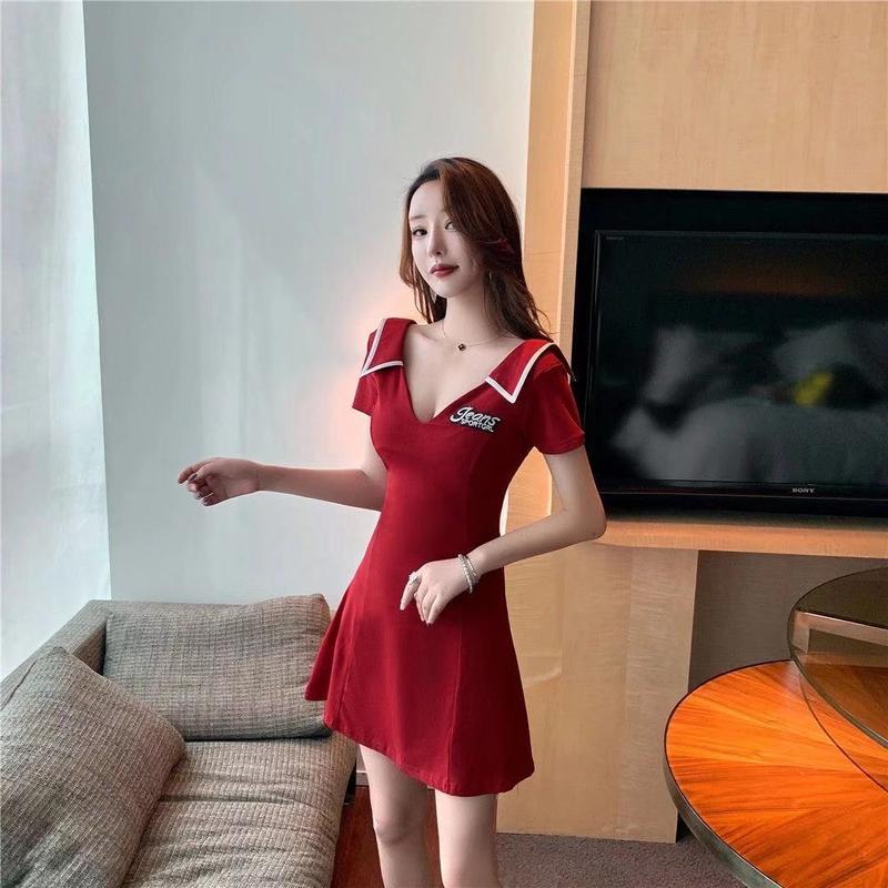 Product Introduction of Váy Chữ A, Phong Cách Hàn Quốc, Thời Trang Và Thanh Lịch, Cổ Điển Hepburn, Dành Cho Nữ, Váy Cổ Chữ V, Mỏng Vừa Vặn, Bó Sát, Hàng Mới Về Mùa Hè 2024 6