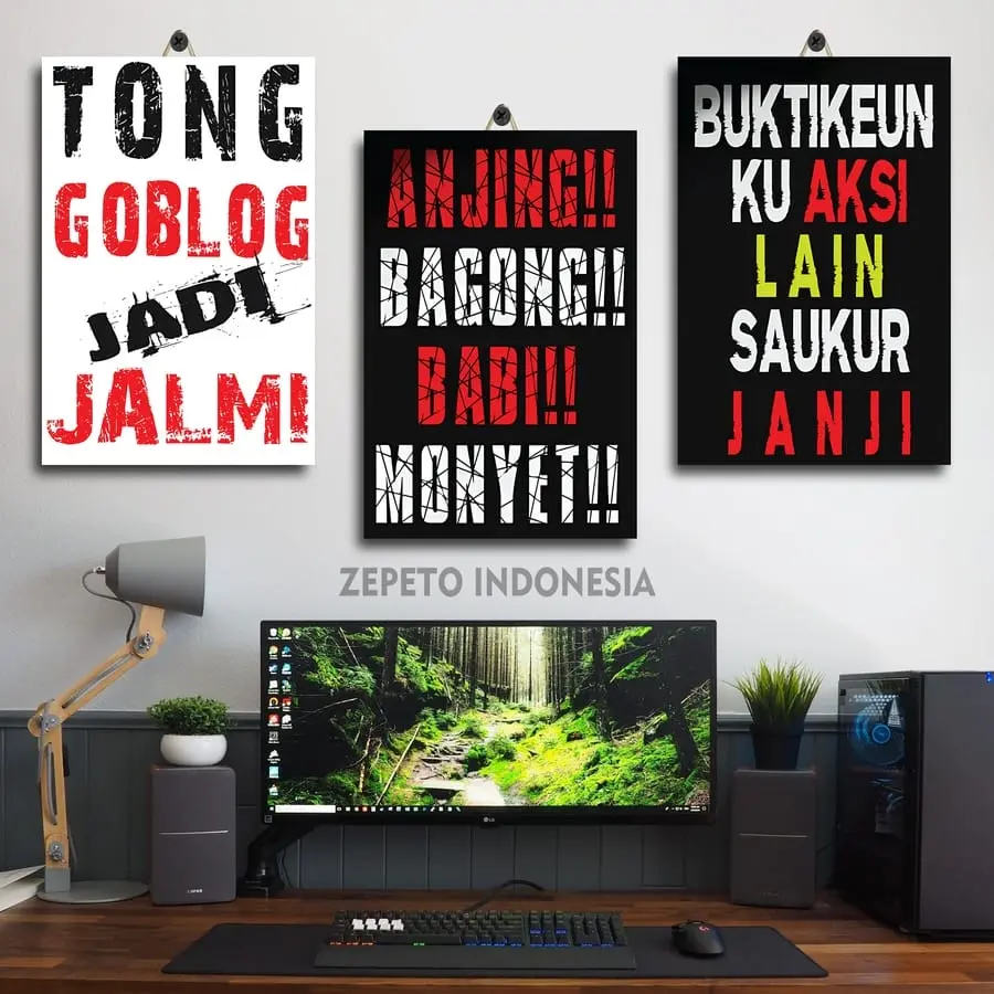 PAJANGAN KAMAR COWO QUOTES SUNDA BIJAK 20X30 OEIHR/4LUGN / QUOTES DINDING / WALLPAPER RUMAH / DESAIN POSTER / POSTER HIASAN DINDING KAMAR / GAMBAR POSTER DINDING / HIASAN POSTER / GAMBAR POSTER DINDING KAMAR / DESAIN KAMAR