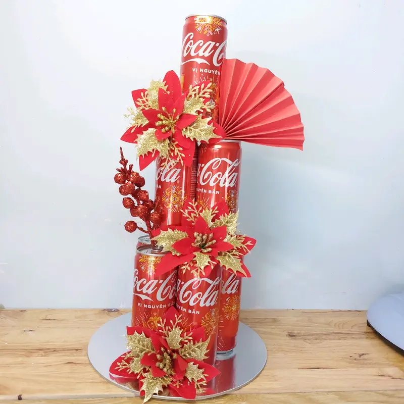 Set phụ kiện trang trí tháp bánh kẹo, tháp nước ngọt, tháp oản tài lộc. trang trí Tết 1