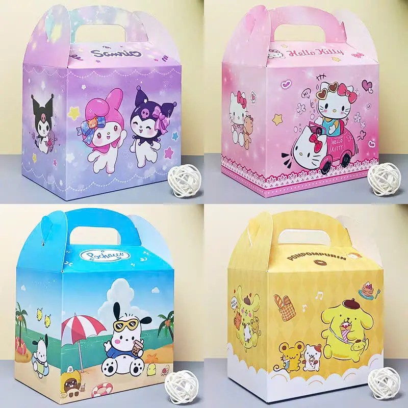 Hộp quà tặng sinh nhật cho trẻ em /Hộp kẹo Hello Kitty Melody Kuromi 0