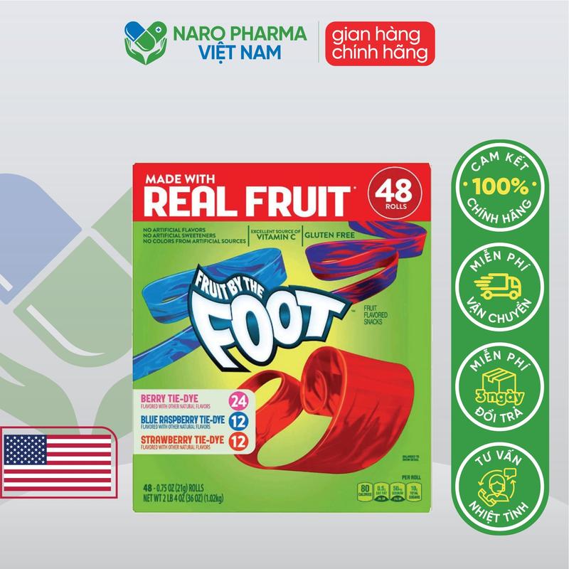 Kẹo cuộn trái cây Fruit by the FOOT - Mỹ 0