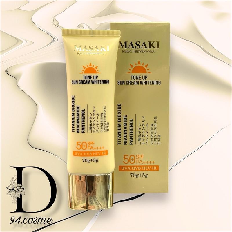 Kem chống nắng nâng tone phổ rộng MASAKI Hàn Quốc 70g   Sunscreen ChốNg NắNg