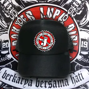 Topi trucker jaring romi thejahats punk -  topi vespa - topi punk  - topi trucker - topi distro Cewe