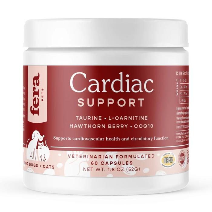 Gambar SUNNYPAWS FERA Cardiac Support 60 120 Caps Dog Vitamin Supplement Jantung Anjing - 60 Capsules dari SunnyPaws Store Kota Tangerang Tokopedia