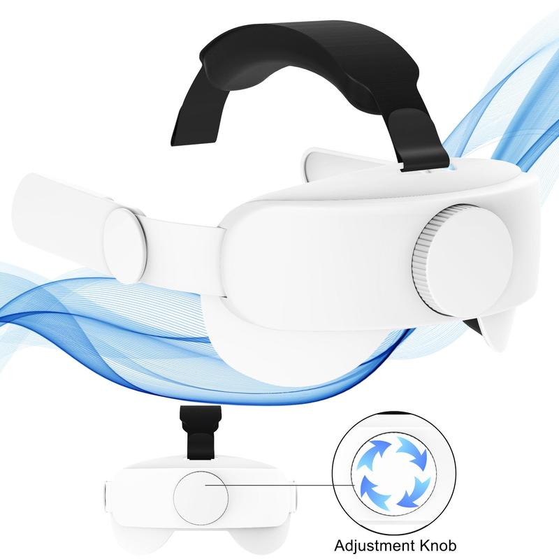 Adjustable VR Headband (1 Box), VR Headband Replacement, Enhanced Comfort Support & VR Gaming Immersion, Compatible with Oculus Quest 2 (Headband Only), Console Accessories 4