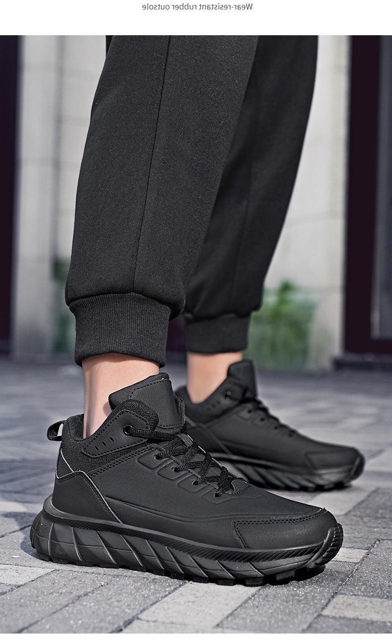 Product Introduction of In Stock Cotton Cold-Resistant Men's Cotton Boots Winter Warm Snow Boots Outdoor Snow Hiking Shoes plus Size Outdoor Non-Slip Snow Boots Men's Winter Fleece-lined Warm High Cotton-Padded Shoes Men's Casual Sneaker 48 15