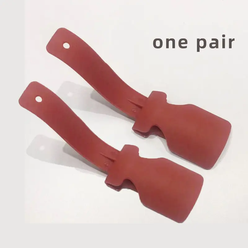 1/2 Portable Shoe Helper - Short Handle Shoe Horn - Shoe Lifting Helper, Easy to Wear and Take Off, Suitable for Men and Women Plastic Shoe Horn Footwear Comfort 6