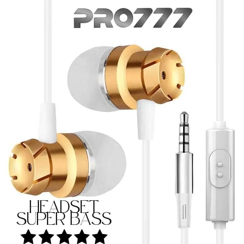 [LUCELL] Headset [pro7777] Wired Earphone Bass Compatible For All Phone 6
