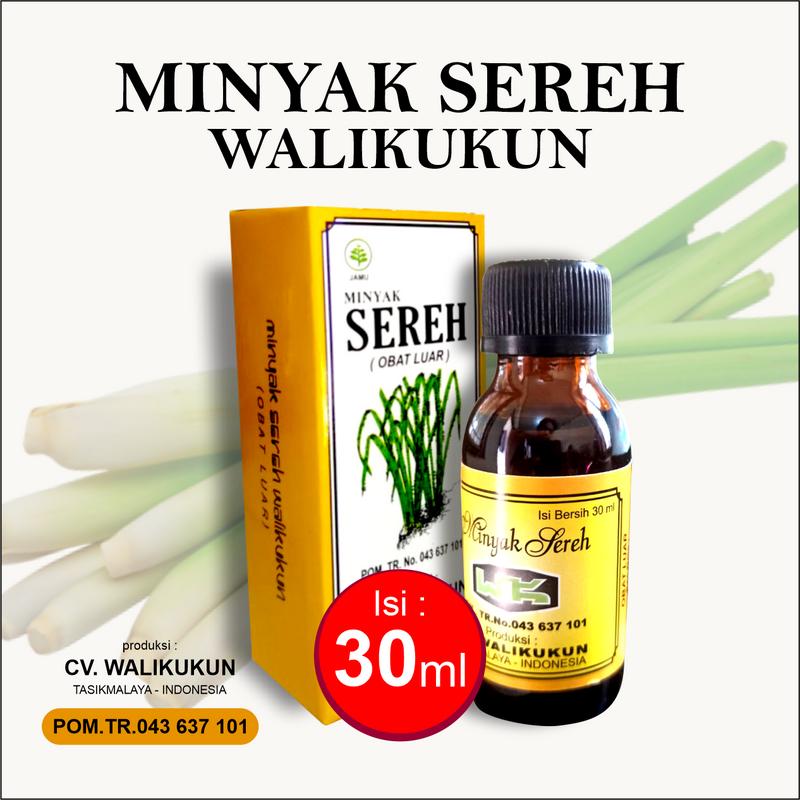 Minyak Sereh Walikukun Original 30 ML, Minyak Herbal Walikukun, Pegal Linu, Gatal di gigit Serangga 2