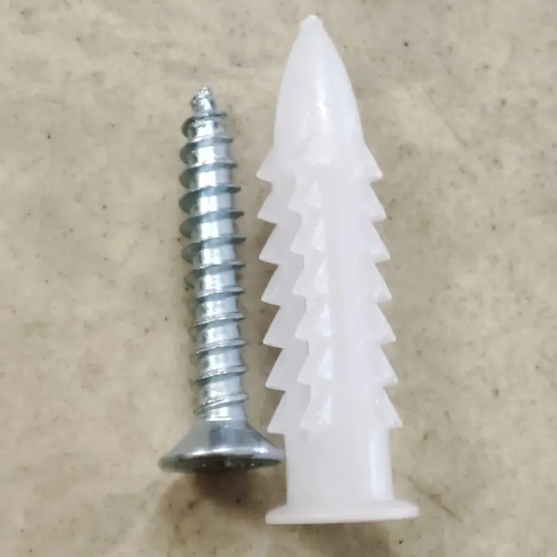 Bịch 100 bộ tắc kê nhựa kèm vít 2