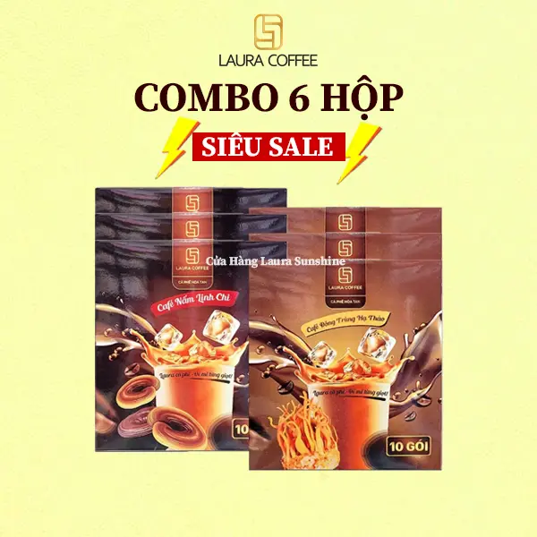 [Không Kèm Quà] 6 Hộp Cà Phê Laura Coffee Nhật Kim Anh
