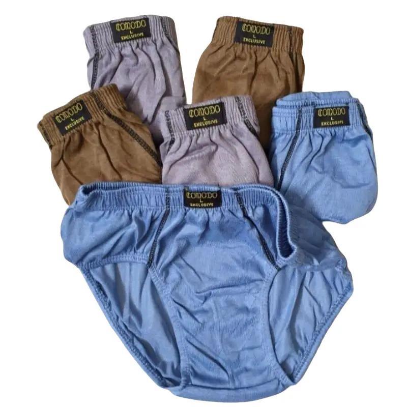 K10 = 6 Pcs Celana Dalam Pria Comodo / Kareshi/ M, L, XL , XXL Lusinan 211 212 213 210 Katun Poliester Polos Celana Dalam Pria Lembut 0