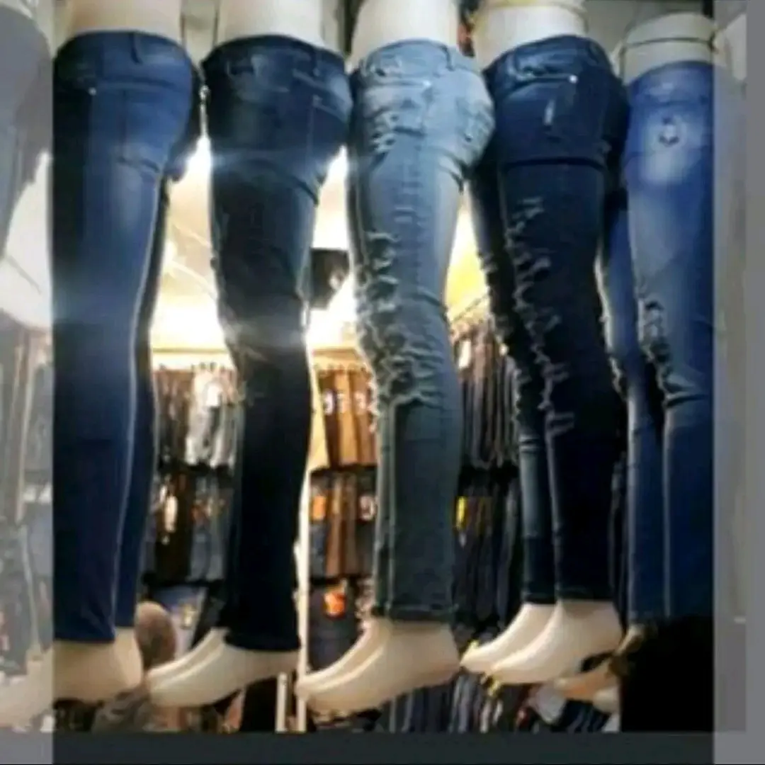 Nota live streaming celana jeans slimfit Denim Skinny ripped