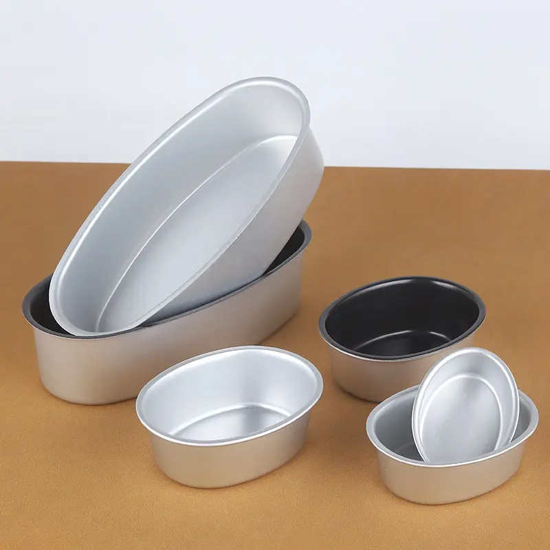 Baking Cake Mould Non-stick aluminium alloy egg shaped cheese cheese honeycomb pastry cake mould, cheesecake mould, Danish bread pan, oval aluminium alloy baking mould
