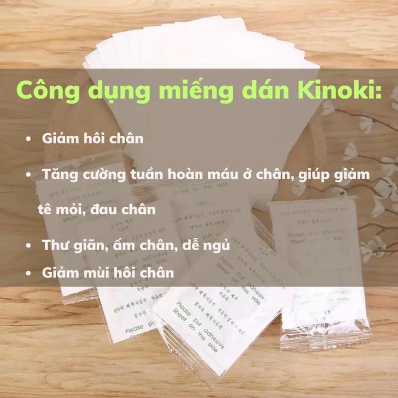 Miếng dán chân kinoki Nhật Bản 2