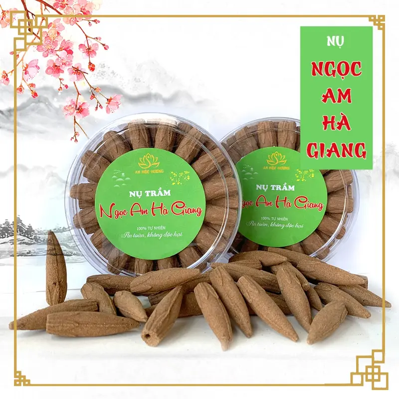 Nụ Trầm Ngọc Am Hà Giang 51 nụ, nụ trầm hương, ngọc am, nhang nụ, nhang thơm tự nhiên xông nhà 0