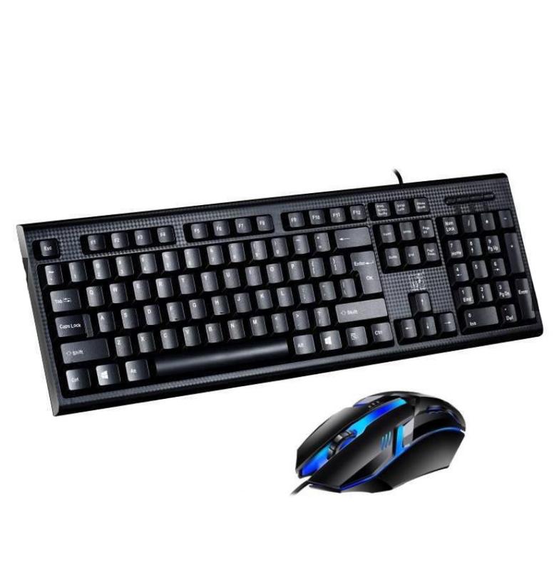 Bộ bàn phím Q9 không led + chuột g21 có led có dây kết nối lap top và máy tính bàn dành cho mọi nhà