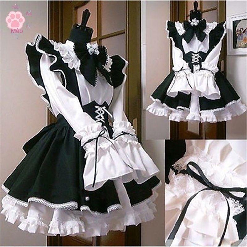 Product Introduction of Váy Hầu Gái, Phong Cách Lolita Dễ Thương Hàng Ngày, Quần Áo Nữ Nhật Bản, Trang Phục Hầu Gái Ông Chủ, Bộ Trang Phục Hầu Gái Mèo Thổi Đầy Đủ 1