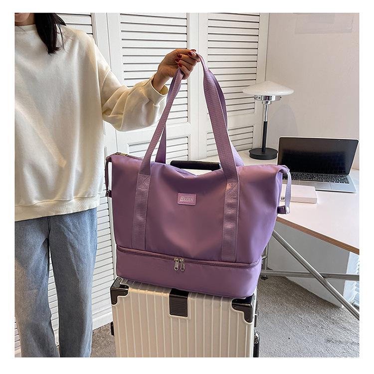 Product Introduction of Sports Workout Travel Handbag, Short Distance Lightweight Water-Proof Bag, Shoe Bag, New Portable Trolley Case, Large-Capacity Luggage Bag, Storage Gym Bag 15