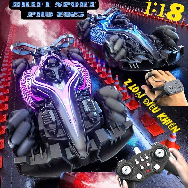 F1 TO 36x18x11cm Xe đua điều khiển từ xa F1 PRO Drift Sport có đèn led có phun sương có nhạc vỏ xe phát sáng lấp lánh tốc độ cao Toy Đồ chơi Pin Xmas Ô Tô