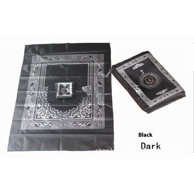 Portable Prayer Mat Prayer Cushion Compass Blanket Travel Blanket Waterproof Moisture-proof Easy to Carry 3