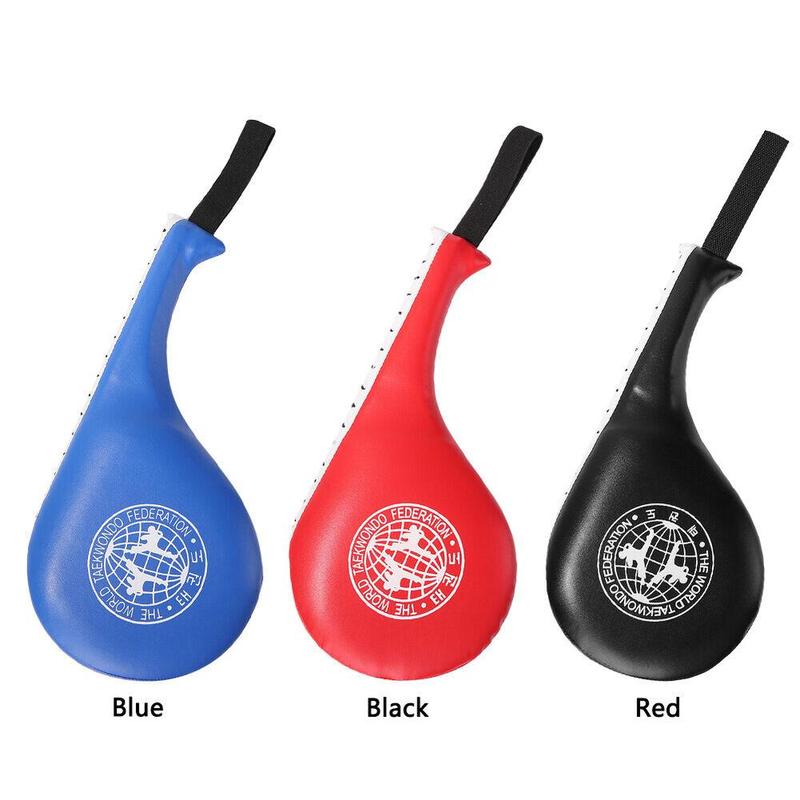 Product Introduction of Kids Freestyle Fighting Wushu Training Sanda Foot Pad Side Kick Pad Boxing Pad Training Foot Target Chicken Leg Target 16