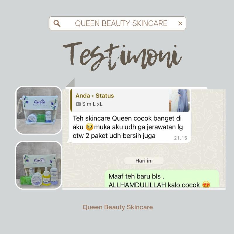 Product Introduction of Paket usaha Queen Beauty Skincare free kapas 2
