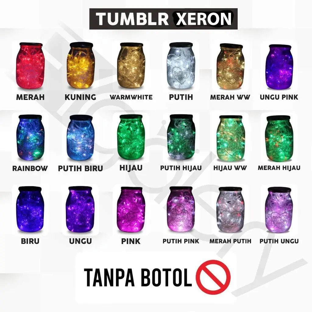 Lampu Tumblr Xeron Packing Box Lampu Hias Lampu Hari Raya Lebaran Lampu Natal Tumbler Light Led Dekorasi Kamar