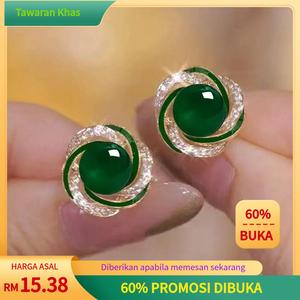 Anting-anting Mutiara Bertali Berlian, Elegan dan Mewah, Untuk Wanita, Indah dan Kecil, Aksesori Fesyen, Baru pada tahun 2025