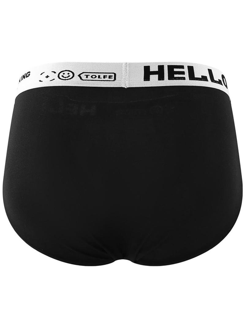 Product Introduction of Men's Letter Tape Boxer Brief, Casual Comfy Breathable Underwear for Daily Wear, Underwear for All Seasons 2