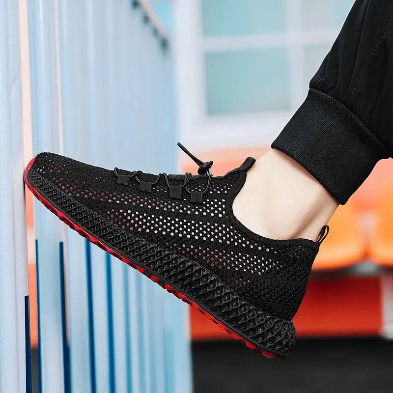 Breathable Mesh Casual Shoes with Cushioned Sole for Men/Women-Lightweight Outdoor Commuting Footwear,All-Day Comfort Shock-Absorbing Design,Multi-Scenario Wear