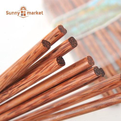  Bộ 20 đôi đũa gỗ dừa cao cấp Đũa ăn bằng dừa đũa dừa 