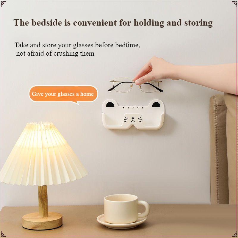 Product Introduction of Wall mounted glasses storage rack, bedside bathroom, anti pressure sunglasses, sunglasses display props, myopia glasses frame display rack 1