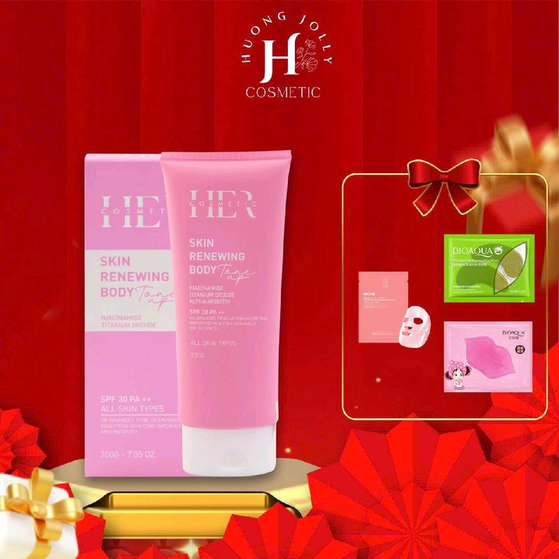  Kem Dưỡng Trắng Da Body Ban Ngày Her Cosmetic Kem Dưỡng Thể Hercosmetic - Tuýp 200gr 