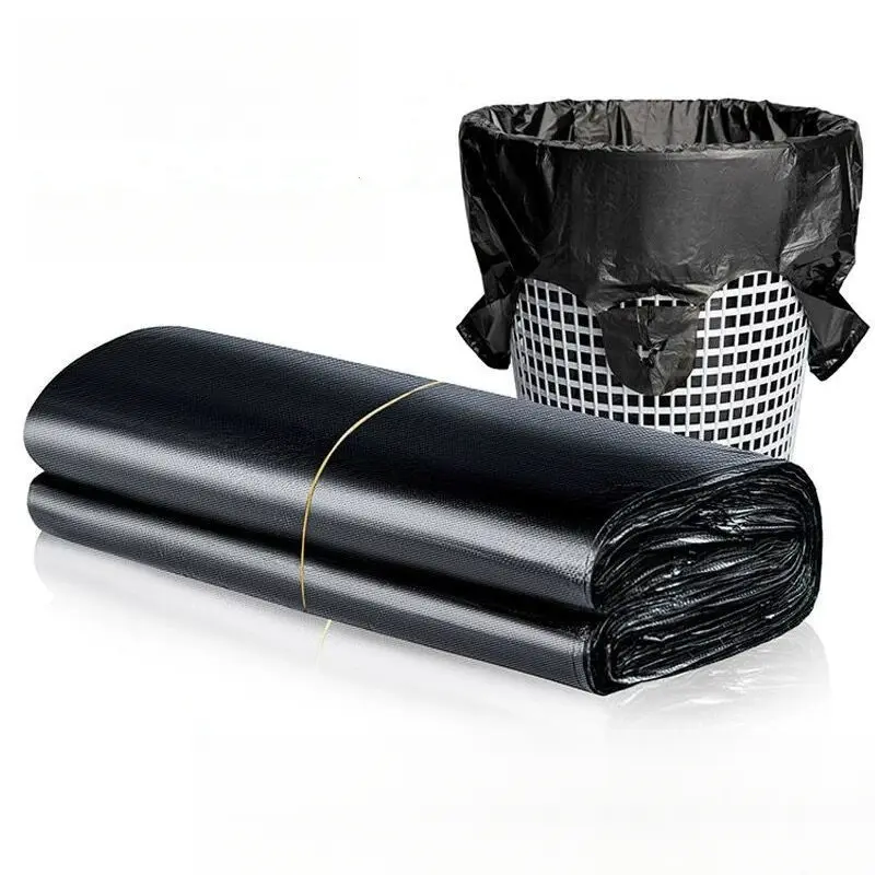 Household Kitchen Special Black Kitchen Waste Handheld Bag Vest Style Disposable Thickened Garbage Bag trash  bag  plastic