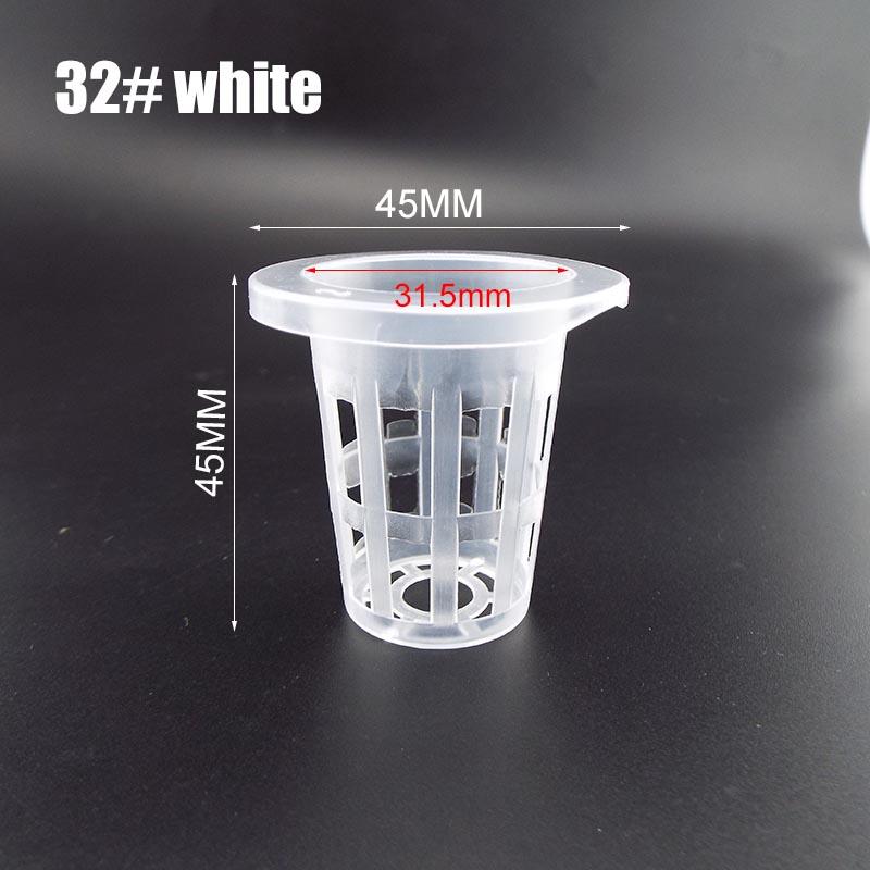 Product Introduction of 50pcs Plastic Basket Holder Plant Grow Net Nursery Pots Hydroponic Mesh Cup Plant Soilless 54