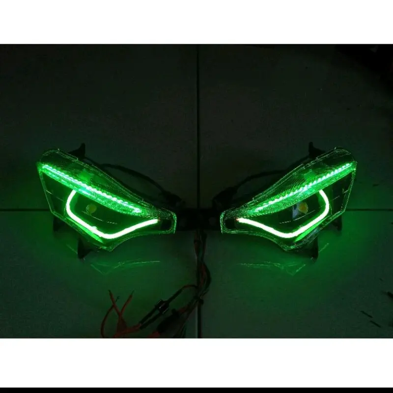 Sen Sein Depan Supra X 125 Batman Custom Alis Running Plus Mata Elang Lampu Foto 2