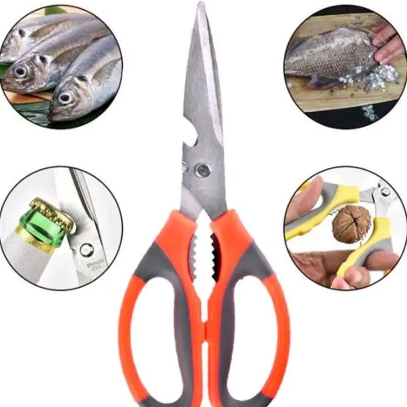 Gunting Dapur Serbaguna Gunting Ikan Ayam Daging Stainless steel 1