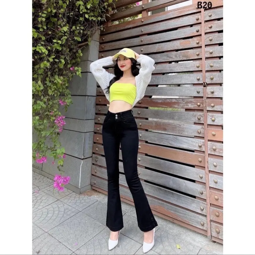 CÓ SIZE 65KG MÃ QUẦN BÒ GIẤY 2 NÚT, KAKI LOE 2 NÚT SIÊU HACK DÁNG CO GIÃN DÀI 96CM THỜI TRANG SIÊU HOT ĐI CHƠI ĐI LÀM