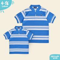 Gambar Matsuda Andre baju kaos polo anak laki laki katun umur 2-12 - BLUE, NO 2 (LD 64 CM) dari Matsuda Apparel Kota Administrasi Jakarta Utara 3 Tokopedia
