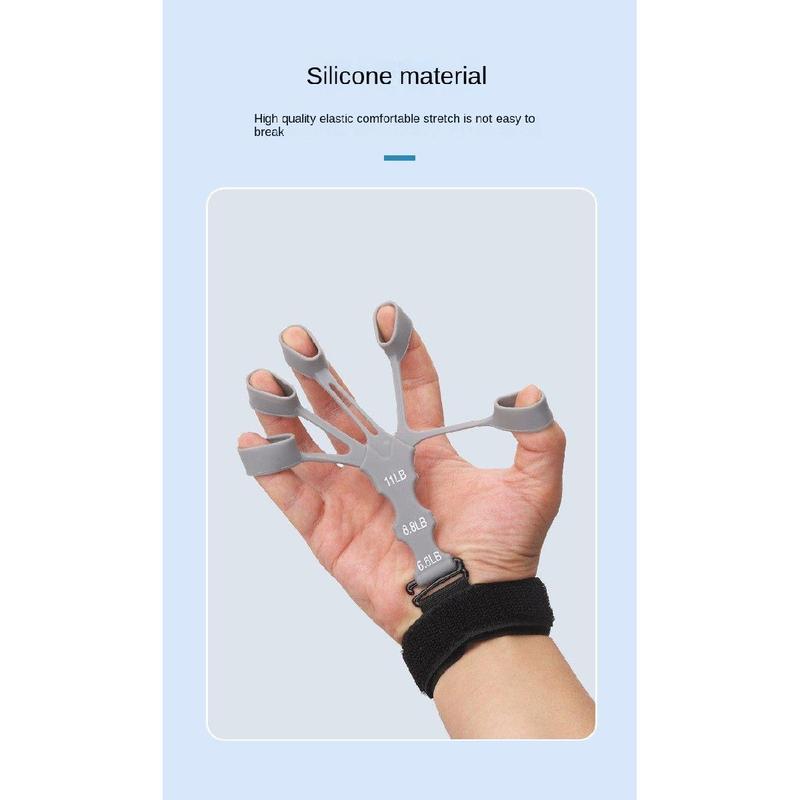 Product Introduction of Kirin Arm Training Device Five Finger Vein Five Finger Resistance Band Training Hand Exerciser Hand Grip Warm Stove Set 6